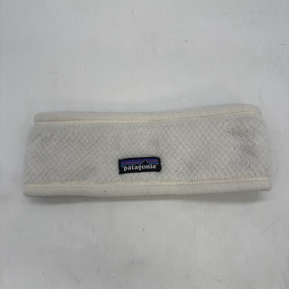 Patagonaia Re-Tool Fleece Headband Womens OSFA White Winter Snowboard Ski 22250